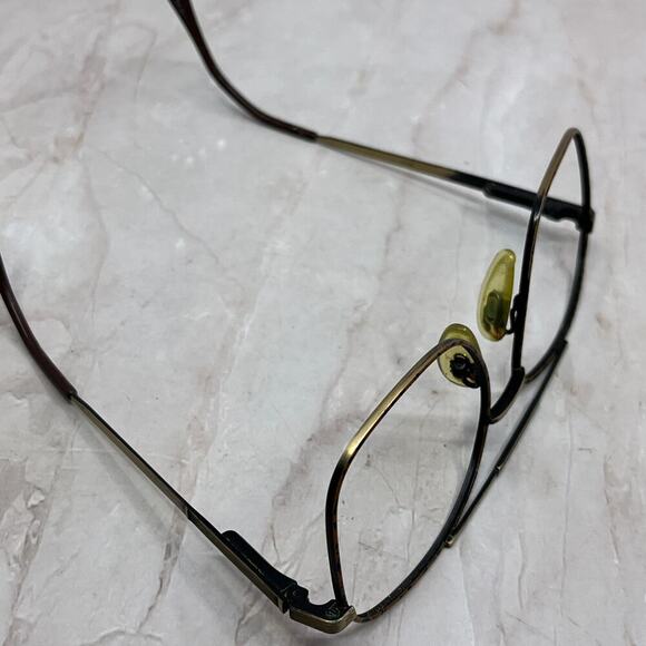 Vintage L'Amy Foxboro France 140mm CC32 L124 Aviator Eyeglasses Frames TG7-G2-10 - Picture 4 of 9